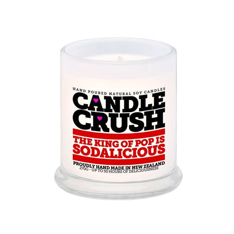 The King of Pop is Sodalicious Scented Candle