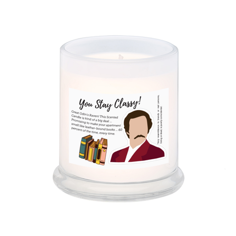 Leather Bound Books Scented Candle