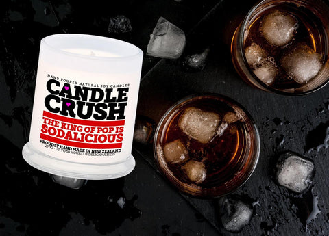 The King of Pop is Sodalicious Scented Candle