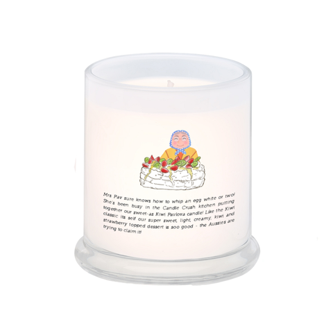 Mrs Pav's Creamy Kiwi Pavlova Scented Candle