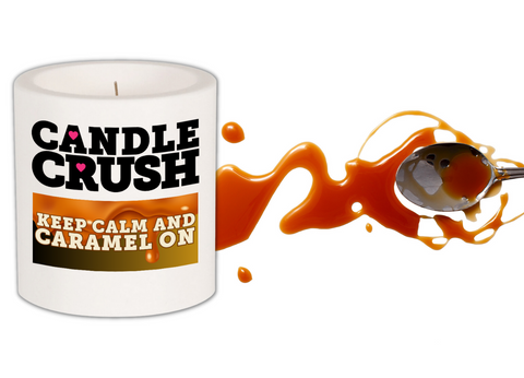 Keep Calm and Caramel On Scented Candle