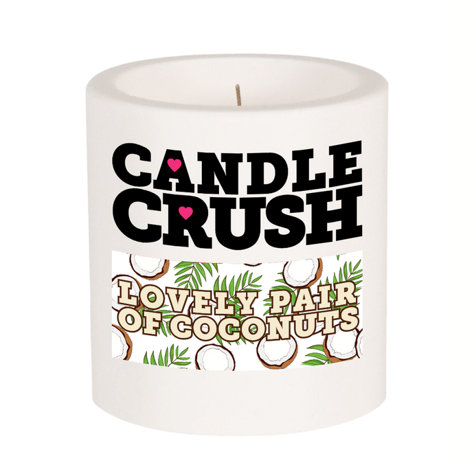 Lovely Pair of Coconuts Scented Candle