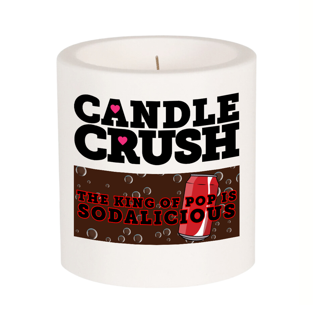 The King of Pop is Sodalicious Scented Candle