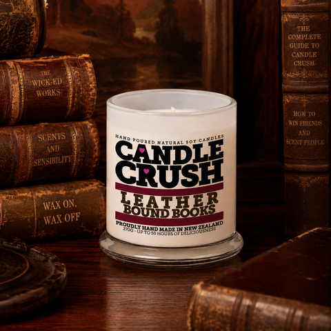 Leather Bound Books Scented Candle