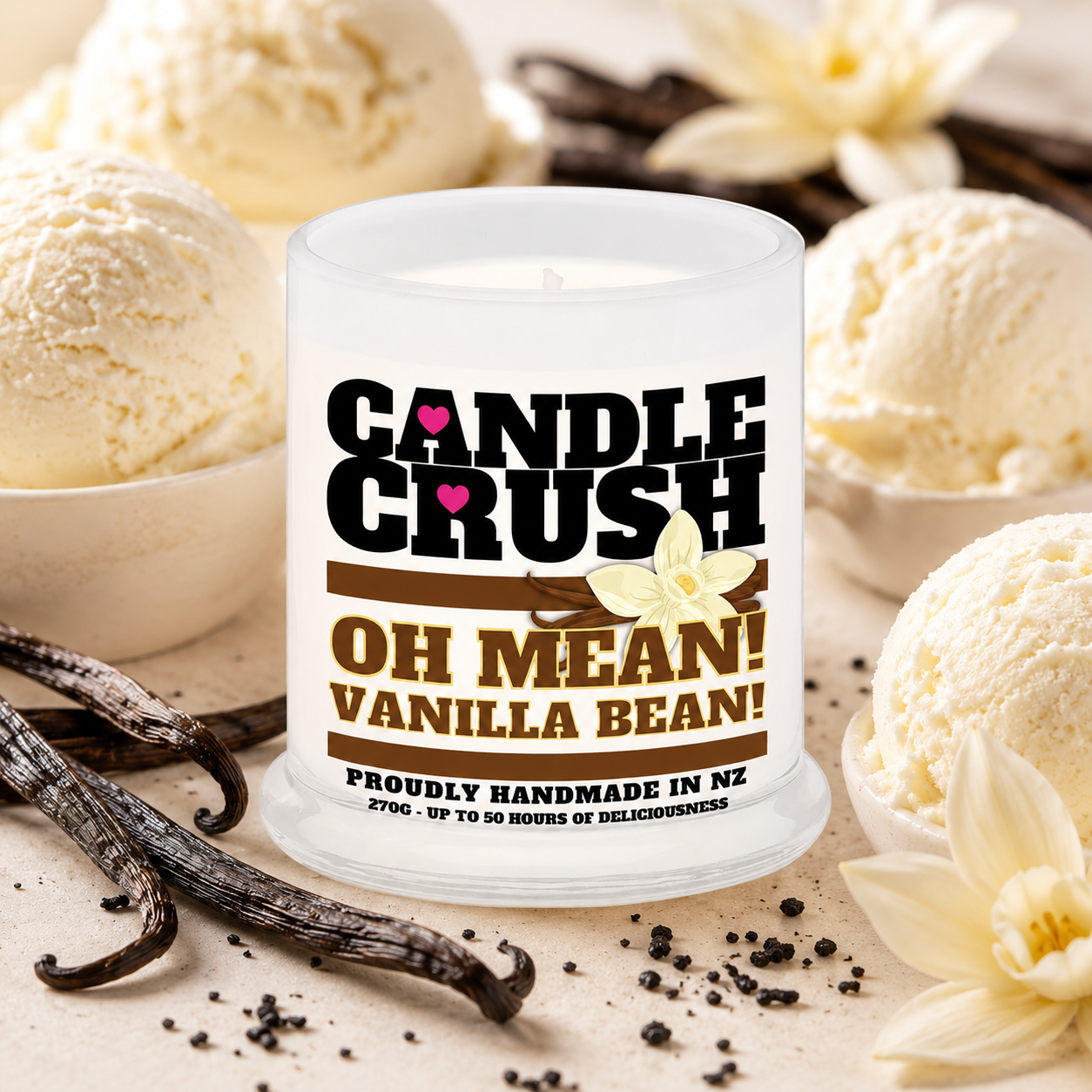 Oh Mean! Vanilla Bean! Scented Candle