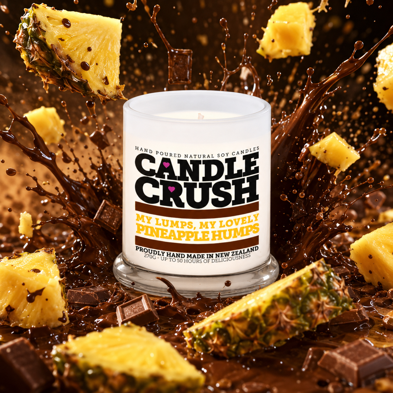My Lumps, My Lovely Pineapple Humps Scented Candle
