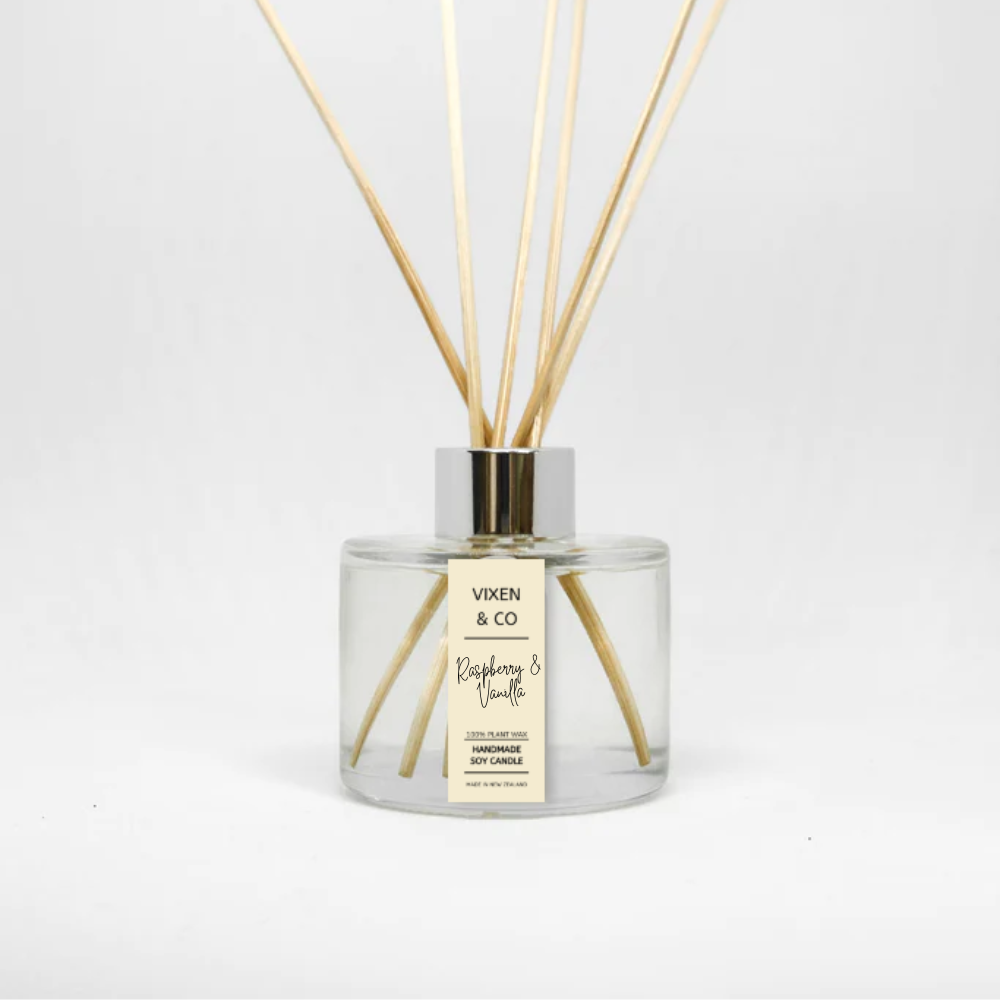 Raspberry & Vanilla - Reed Diffuser – Candle Crush