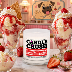 Sunny Sunday Strawberry Sundae Scented Candle