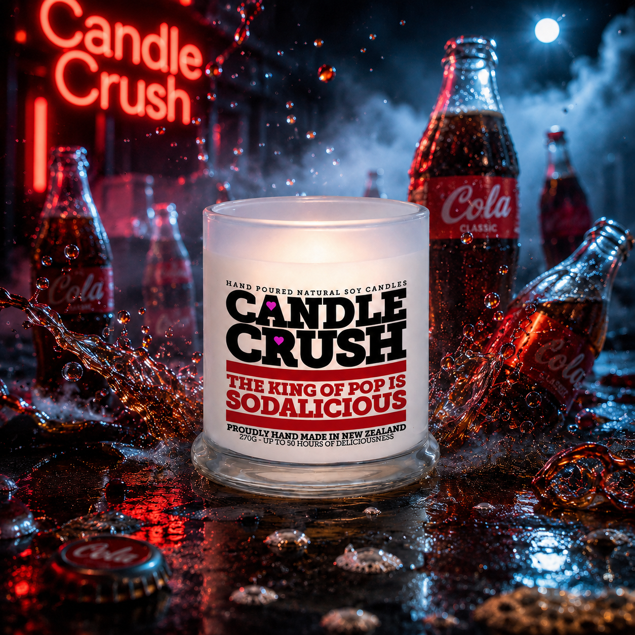 The King of Pop is Sodalicious Scented Candle