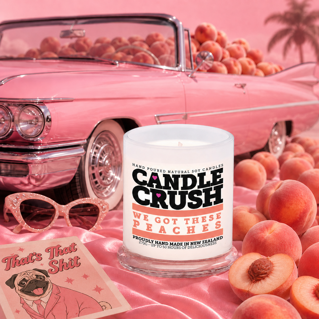 We Got These Peaches Scented Candle
